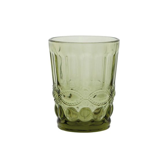 VASO GRABADO RITUAL RUSTICO 26 CL VERDE